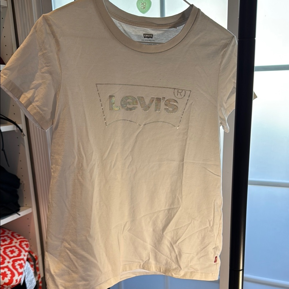 Levi's White Short Sleeve Tee Classic Logo